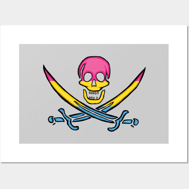 Pansexual Pirate Pride Wall Art by BeSmartFightDirty